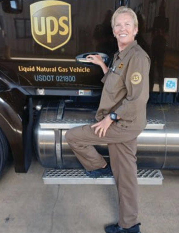 ups tractor trailer driver - ups Liquid Natural Gas Vehicle Usdot 021800 25 5